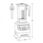 Блендер профессиональный JTC omniblend V TM-800A 1.5 литра